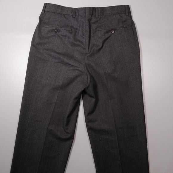 Brooks Brothers Vitale Barberis Canonico Wool Pants Made in Canada Mens 33x27 - Picture 3 of 10